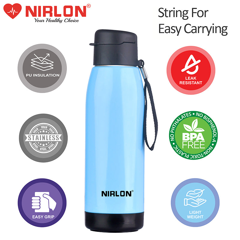 Buy Niora Water Bottle (Blue) - 750 ML Bottle from Vaaree