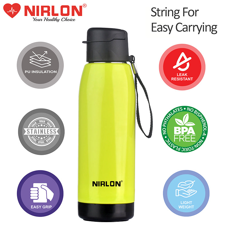 Buy Niora Water Bottle (Green) - 750 ML Bottle from Vaaree