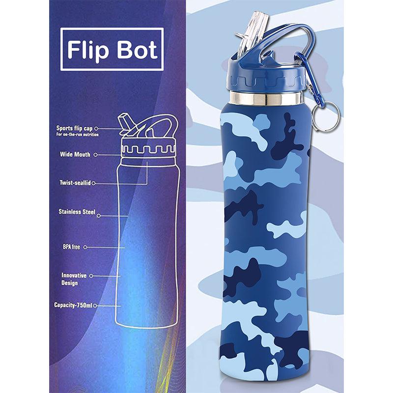 Buy Army Blue Sipper Water Bottle - 750 ML Sipper from Vaaree