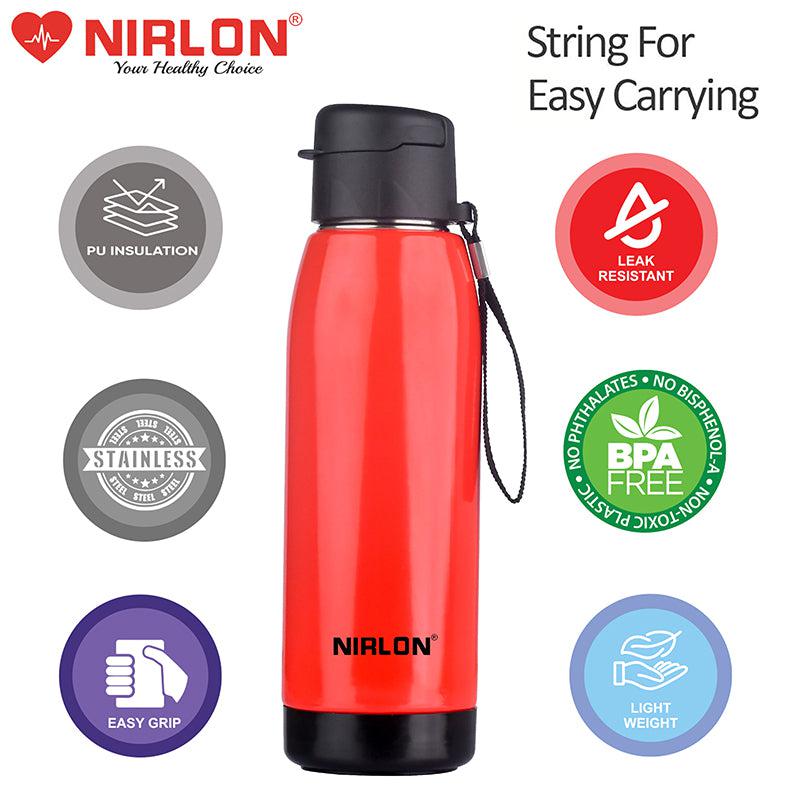 Buy Niora Water Bottle (Red) - 750 ML Bottle from Vaaree