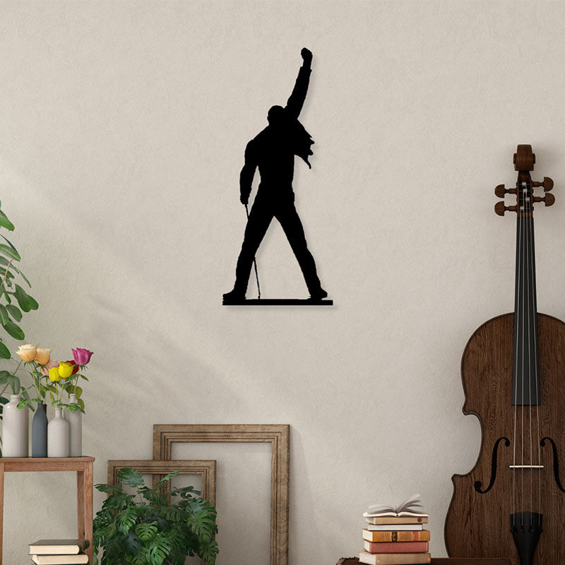 Buy Freddie Mercury Black Wall Art Wall Accents from Vaaree