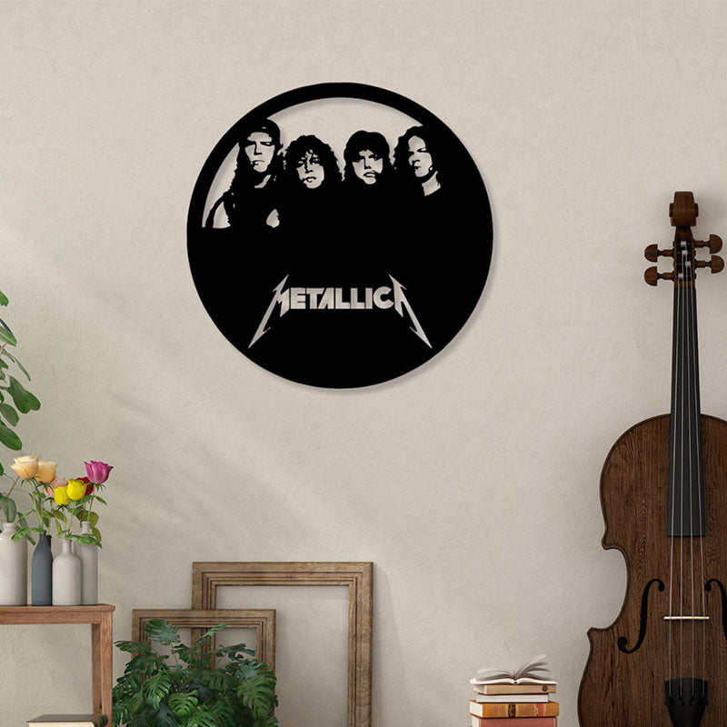 Buy Metallica Black Wall Art Wall Accents from Vaaree