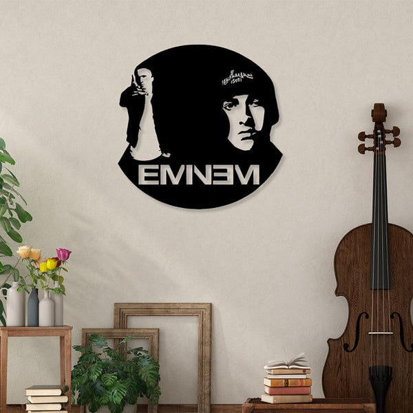 Wall Accents - Eminem Black Wall Art