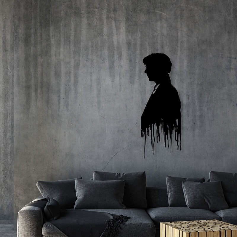 Wall Accents - Sherlock Holmes Detective Black Wall Art