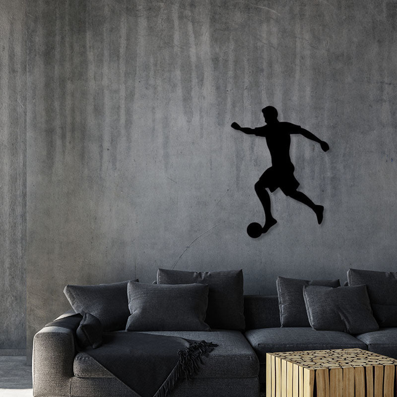 Wall Accents - Football Play Black Wall Art