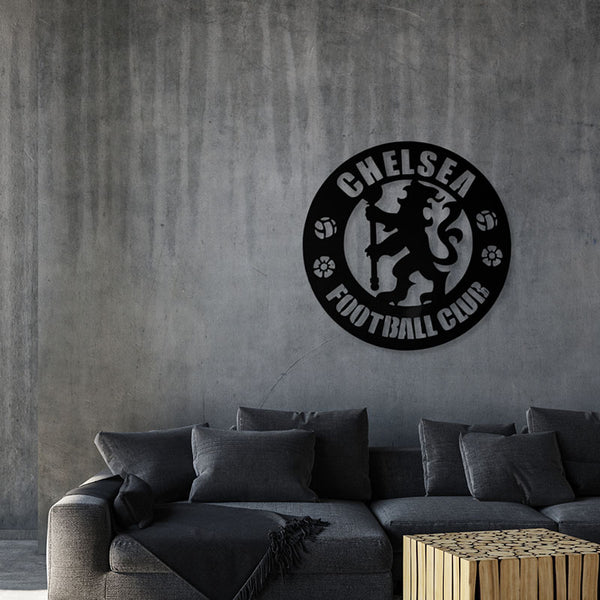 Wall Accents - Chelsea Football Club Black Wall Art