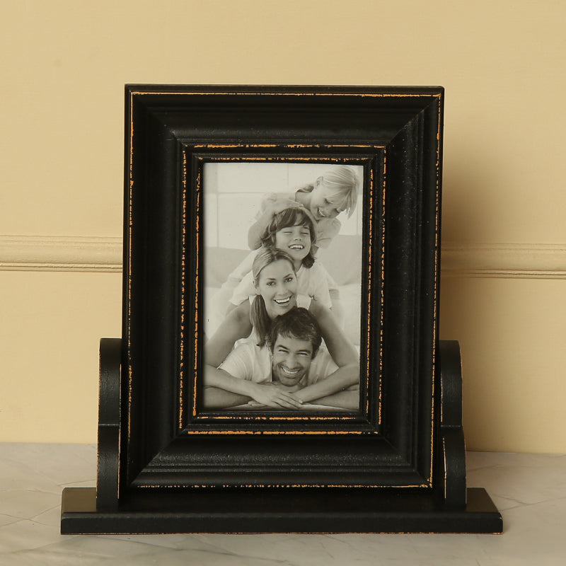 Buy Meso Photo Frame With Wall Shelf - Brown Photo Frames from Vaaree