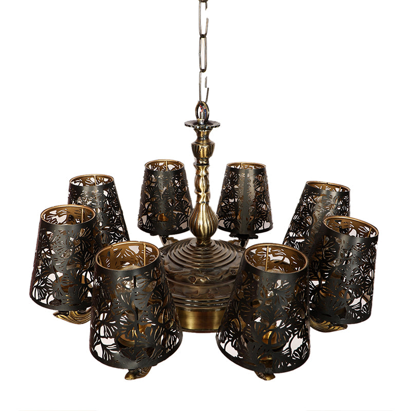 Ceiling Lamp - Bloomy Etched Vilona Chandelier