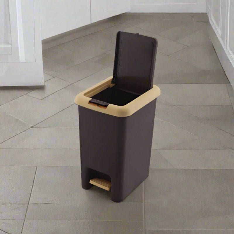 Buy Empto Pedal Dustbin - Brown Dustbin from Vaaree