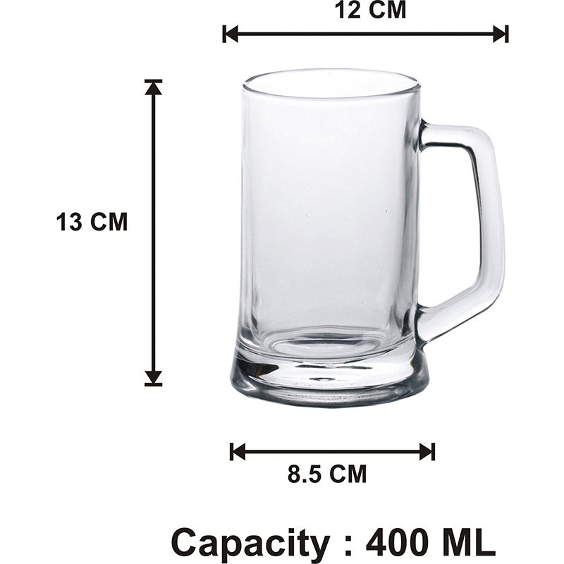 Buy Bira Beer Mug (400 ML) - Set Of Six Beer Mug from Vaaree