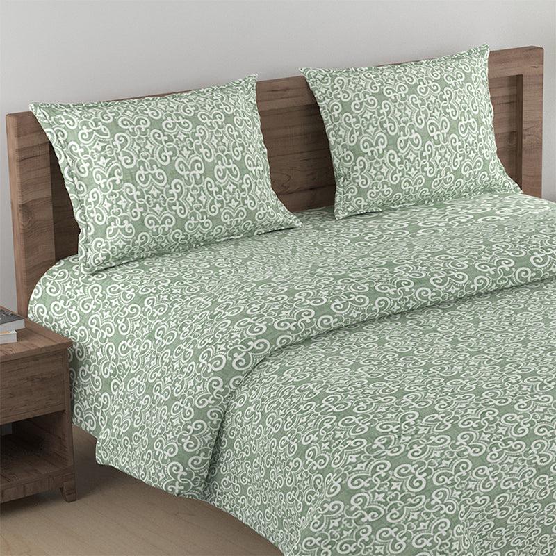 Buy Daksha Ethnic Bedding Set - Green Bedding Set from Vaaree