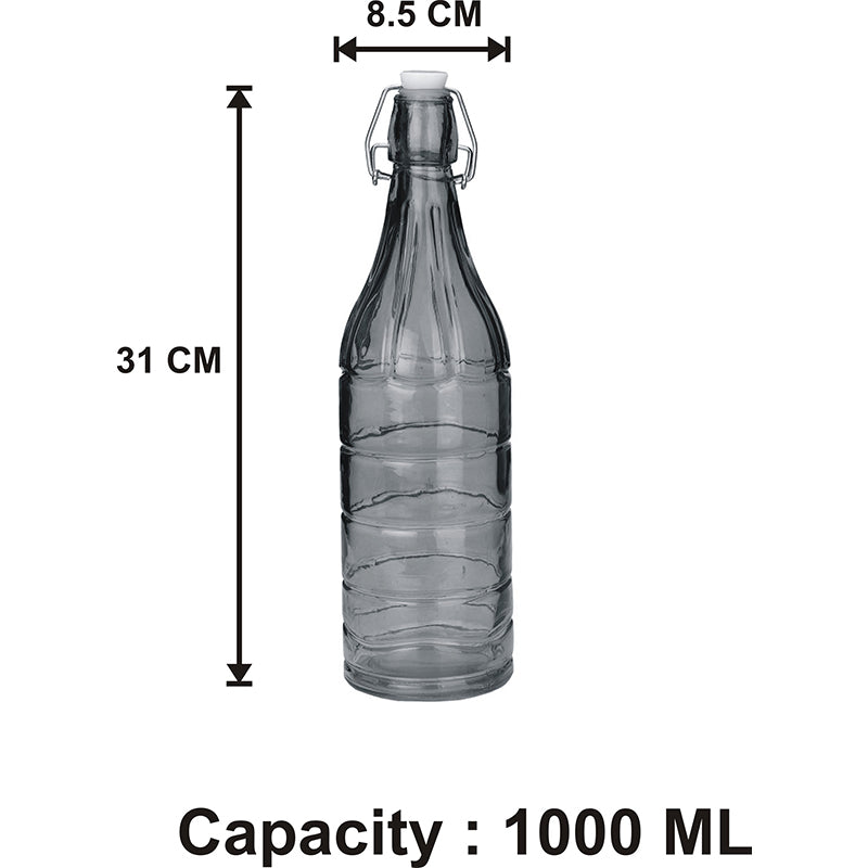 Bottle - Tisa 1000 ML Water Bottle With 300 ML Glass - Seven Piece Set