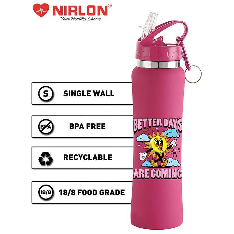 Buy Better Days Are Coming Sipper Water Bottle - 750 ML Sipper from Vaaree