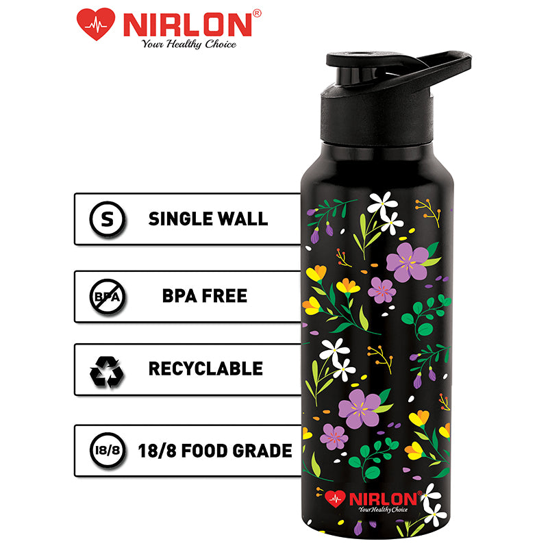 Buy Malvina Floral Water Bottle - 750 ML Bottle from Vaaree