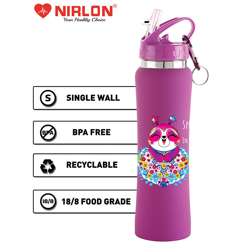 Buy Lavender Teddy Sipper Water Bottle - 750 ML Sipper from Vaaree