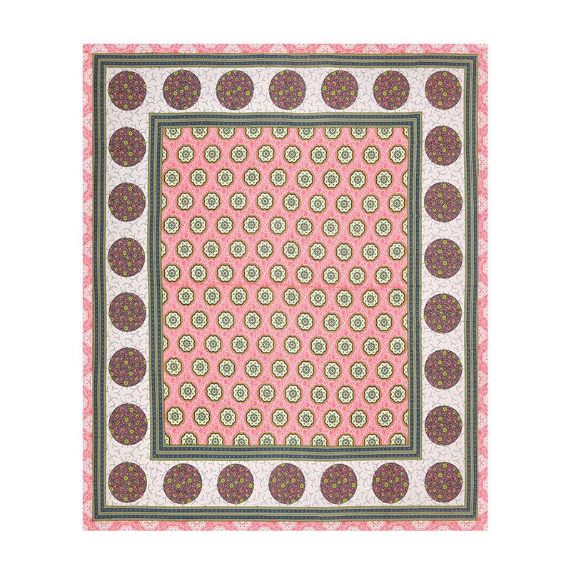 Buy Daya Ethnic Bedsheet - Peach Bedsheets from Vaaree