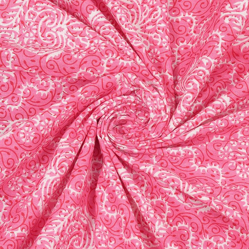 Buy Rajana Ethnic Bedsheet - Pink Bedsheets from Vaaree