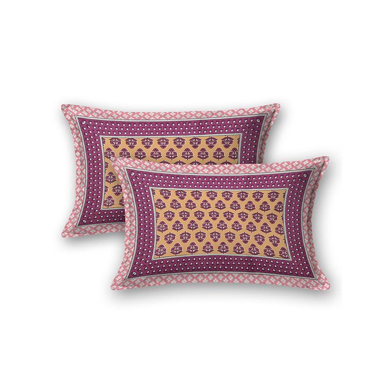 Buy Matra Ethnic Bedsheet - Purple Bedsheets from Vaaree