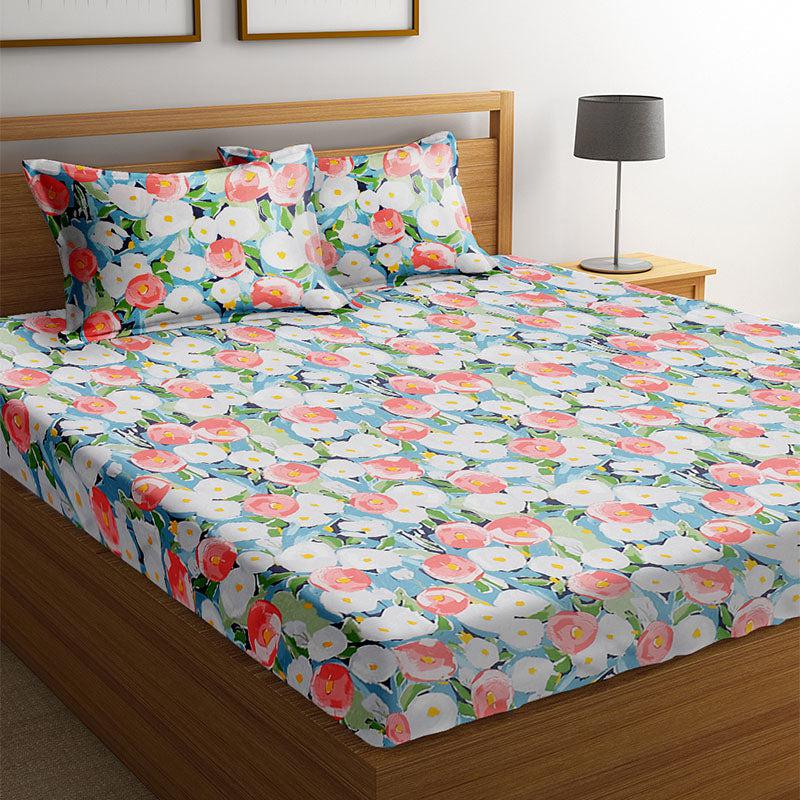 Buy Liam Floral Bedsheet Bedsheets from Vaaree