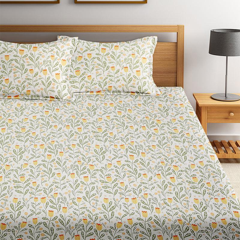 Buy Zion Floral Bedsheet Bedsheets from Vaaree