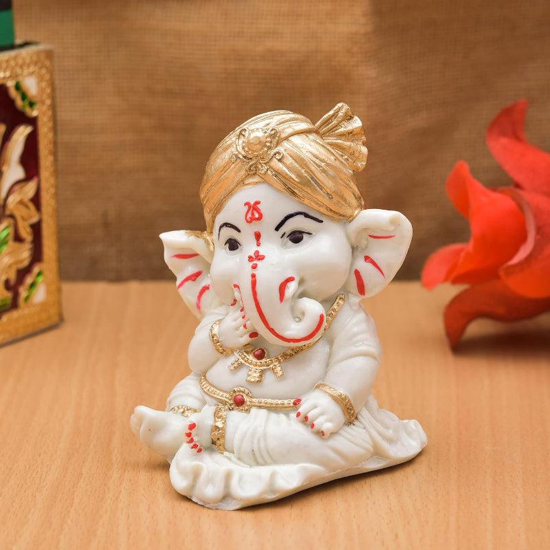 Buy White Bal Ganesha Idol Idols & Sets from Vaaree