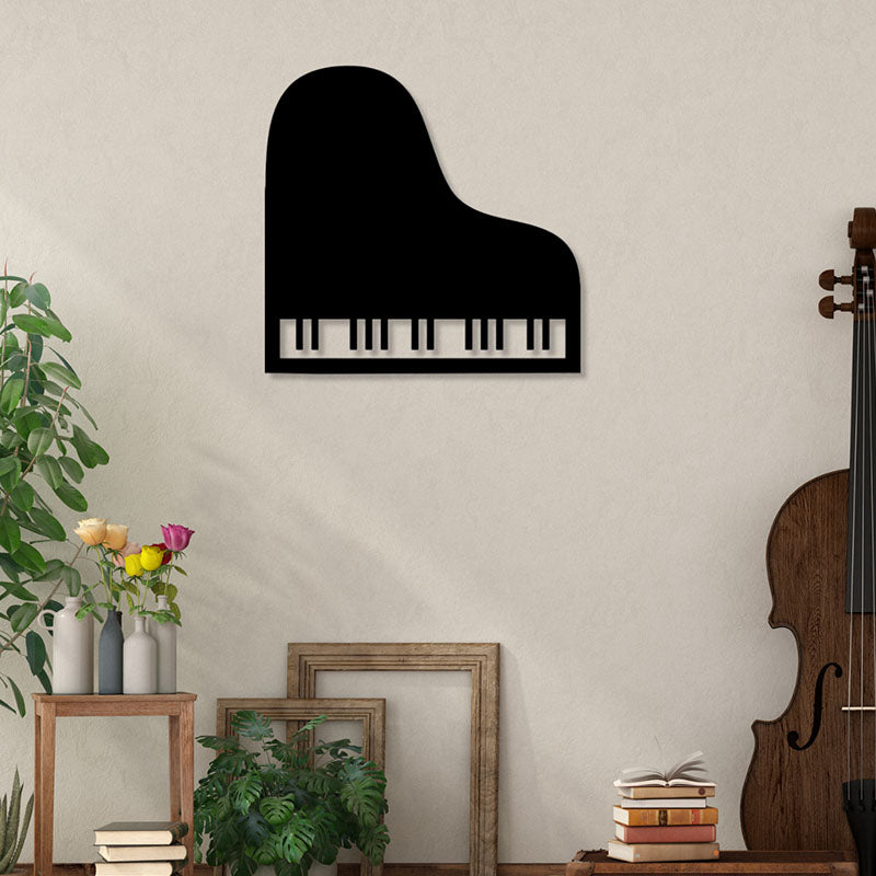 Wall Accents - Piano Black Wall Art