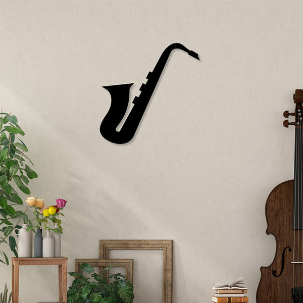 Wall Accents - Saxophone Black Wall Art