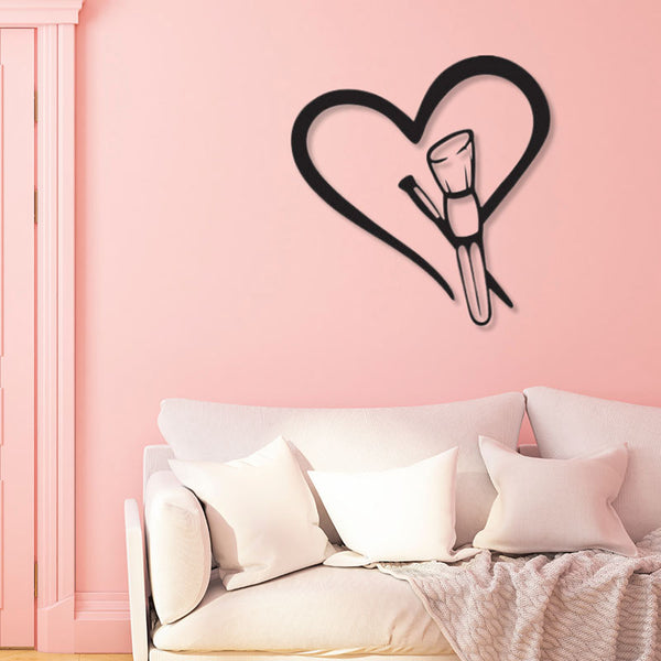 Wall Accents - Makup Artist Black Wall Art