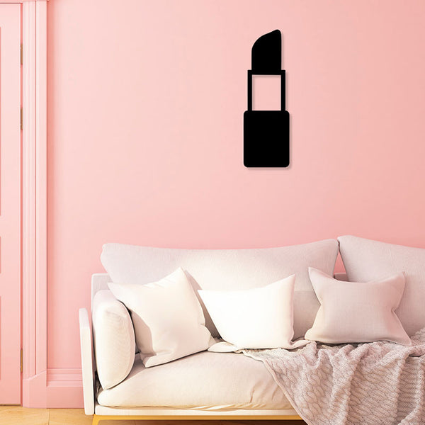 Wall Accents - Lipstick Black Wall Art