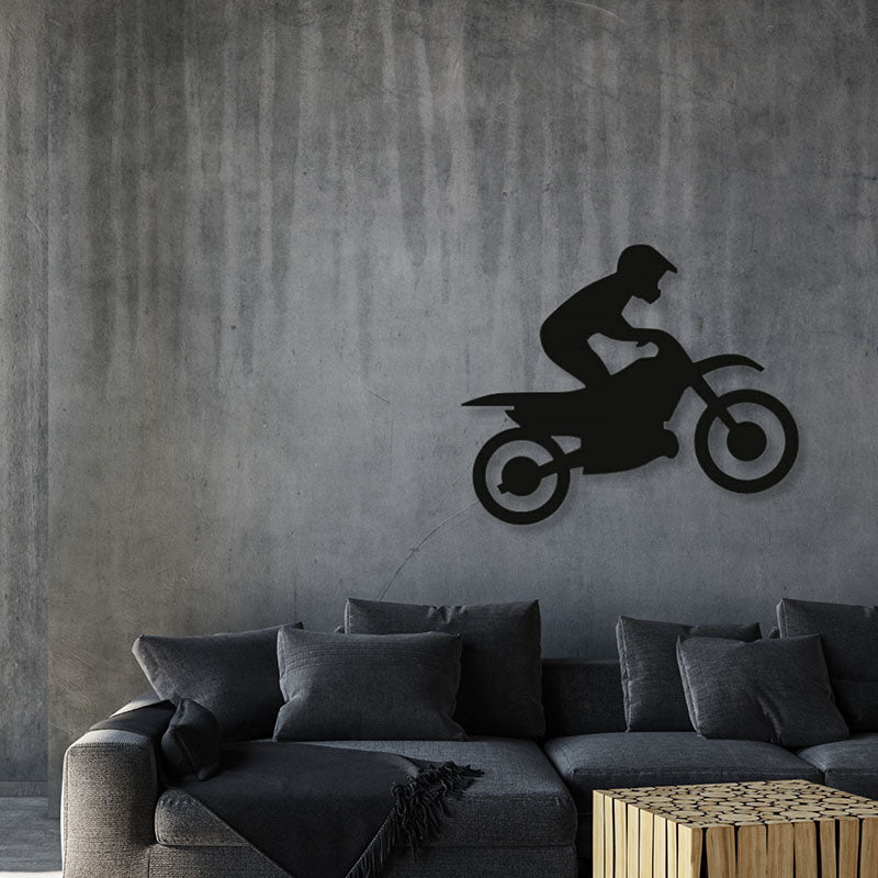 Wall Accents - Biker Black Wall Art