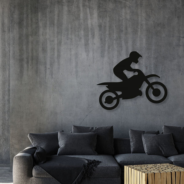 Wall Accents - Biker Black Wall Art