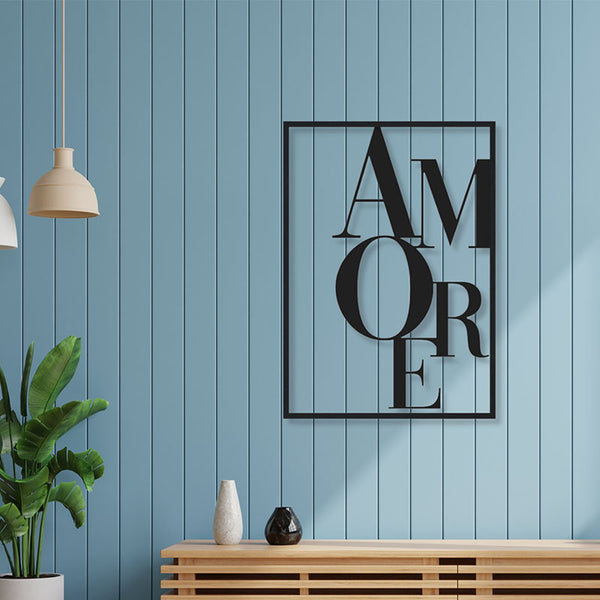 Wall Accents - Amore Black Wall Art