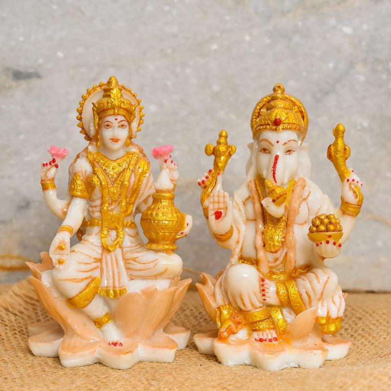 Buy Lakshmi Ji And Ganesha Idol - Set Of Two Idols & Sets from Vaaree