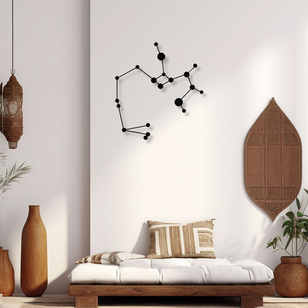 Wall Accents - Sagittarius Constellation Black Wall Art