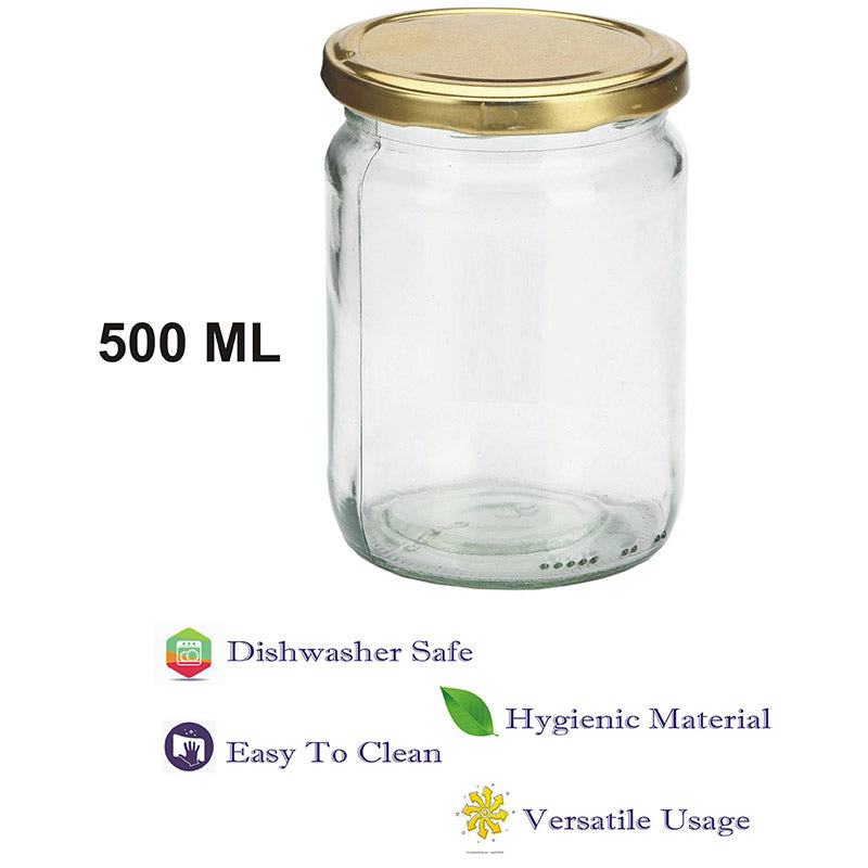 Buy Sona Storage Jar (500 ML) - Set Of Two Jar from Vaaree