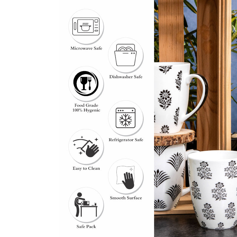 Buy Amoga Ethnic Mug (360 ML) - Set Of Six Mug & Tea Cup from Vaaree