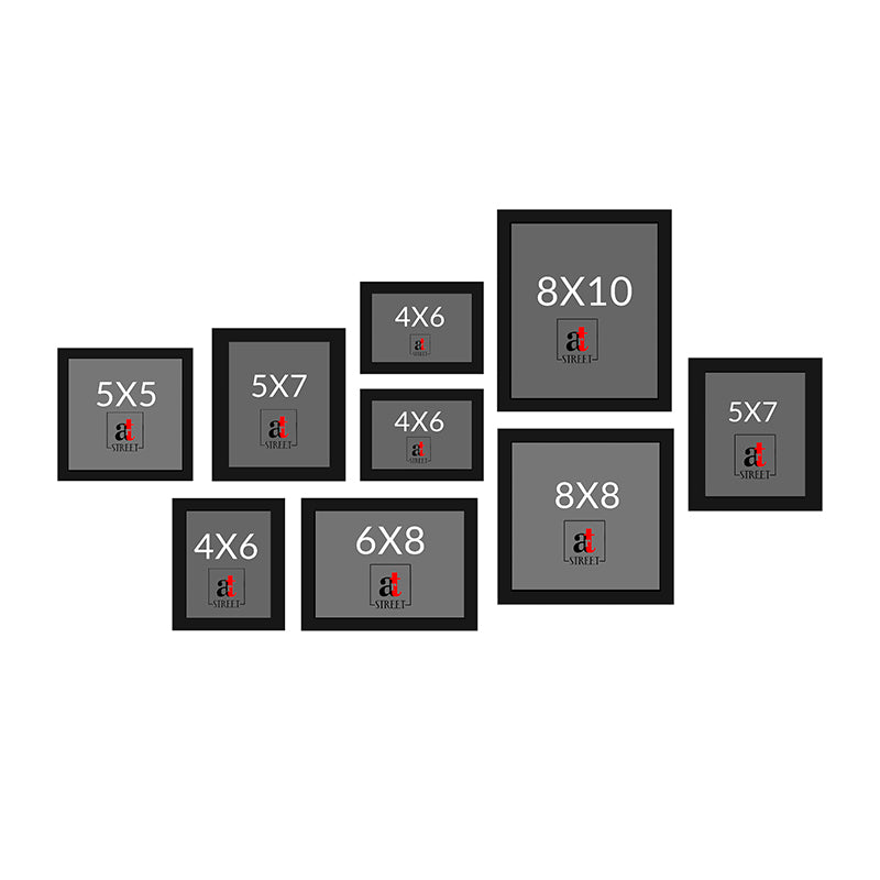 Buy Capri Photo Frame - Set Of Nine Photo Frames from Vaaree