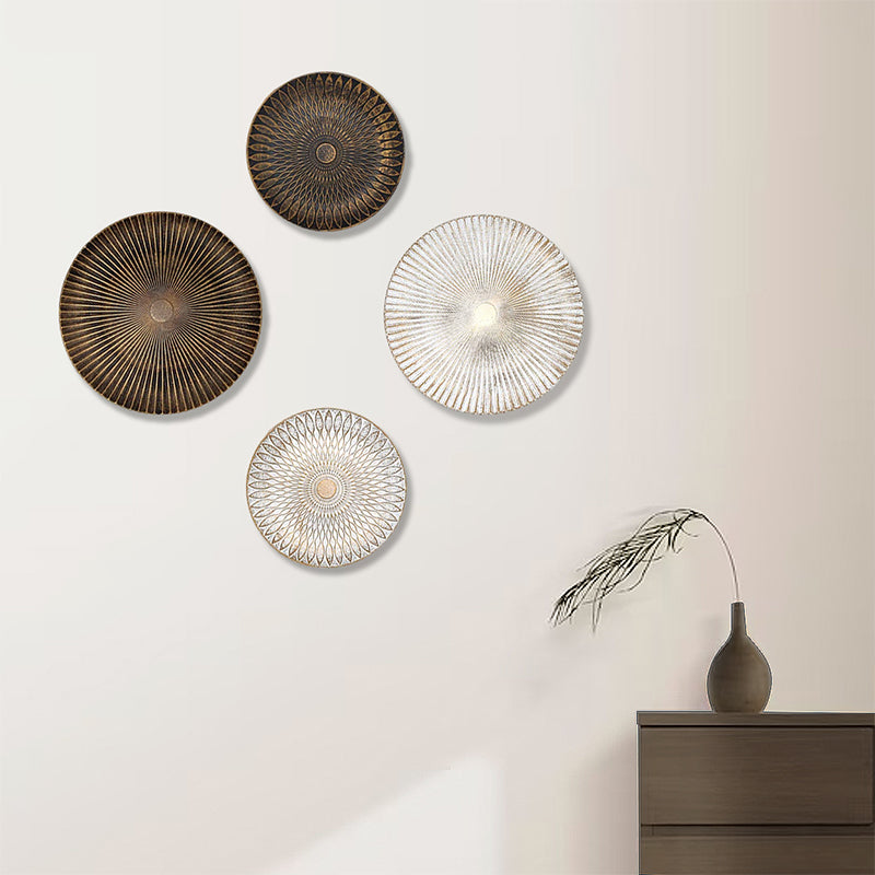 Wall Accents - Carina Orbit Wall Accent (Black & Grey) - Set Of Four
