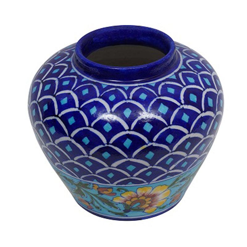 Buy Cobalt Handpainted Vase Vase from Vaaree