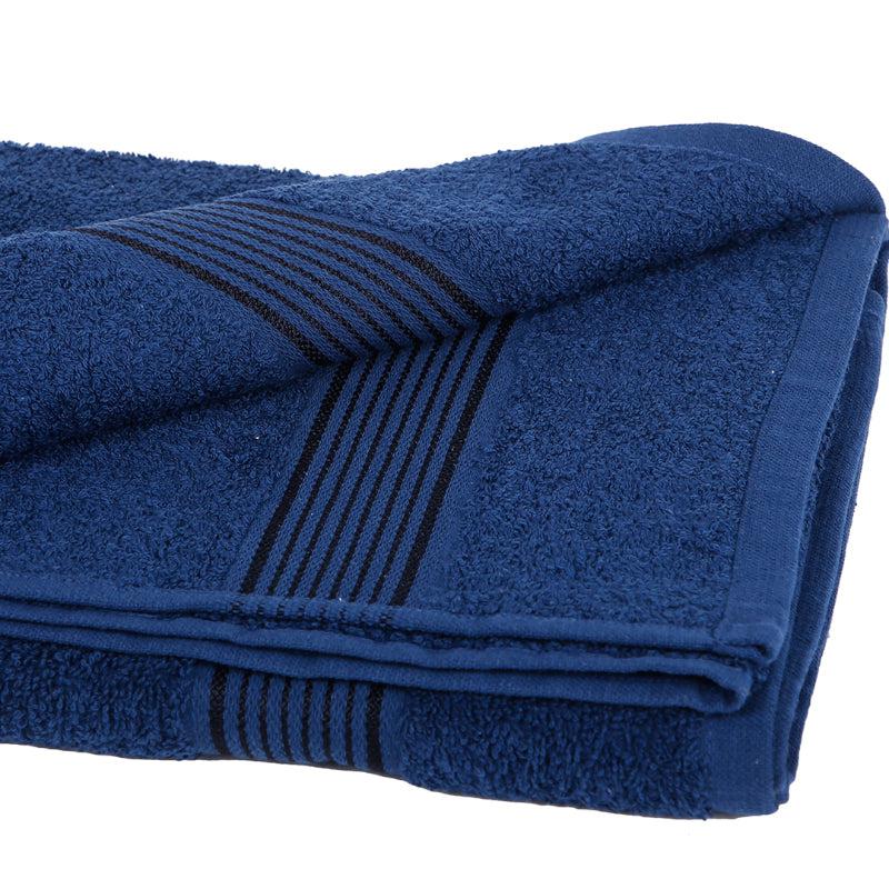 Buy Junia Bath Towel - Navy Blue Bath Towels from Vaaree