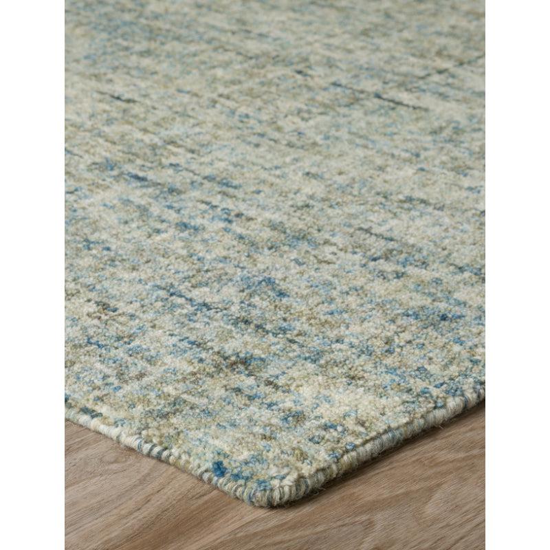 Buy Handloom Harmony Hand Woven Rug - Blue & Olive Rugs from Vaaree