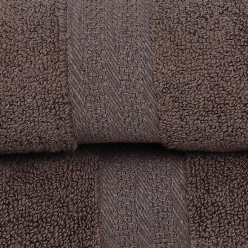 Buy Miorah Bath Towel (Brown) - Set Of Two Bath Towels from Vaaree