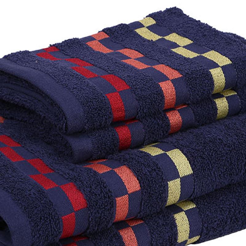 Buy Delpha Towel Combo (Navy Blue) - Set Of Four Towel Sets from Vaaree