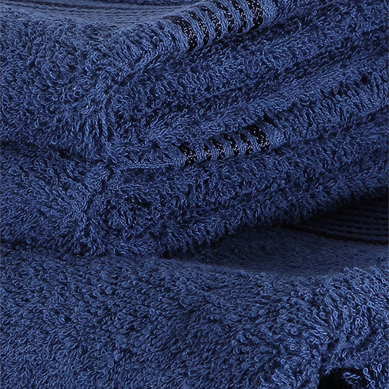 Buy Eva Quick Dry Towel Combo (Dark Blue) - Three Piece Set Towel Sets from Vaaree