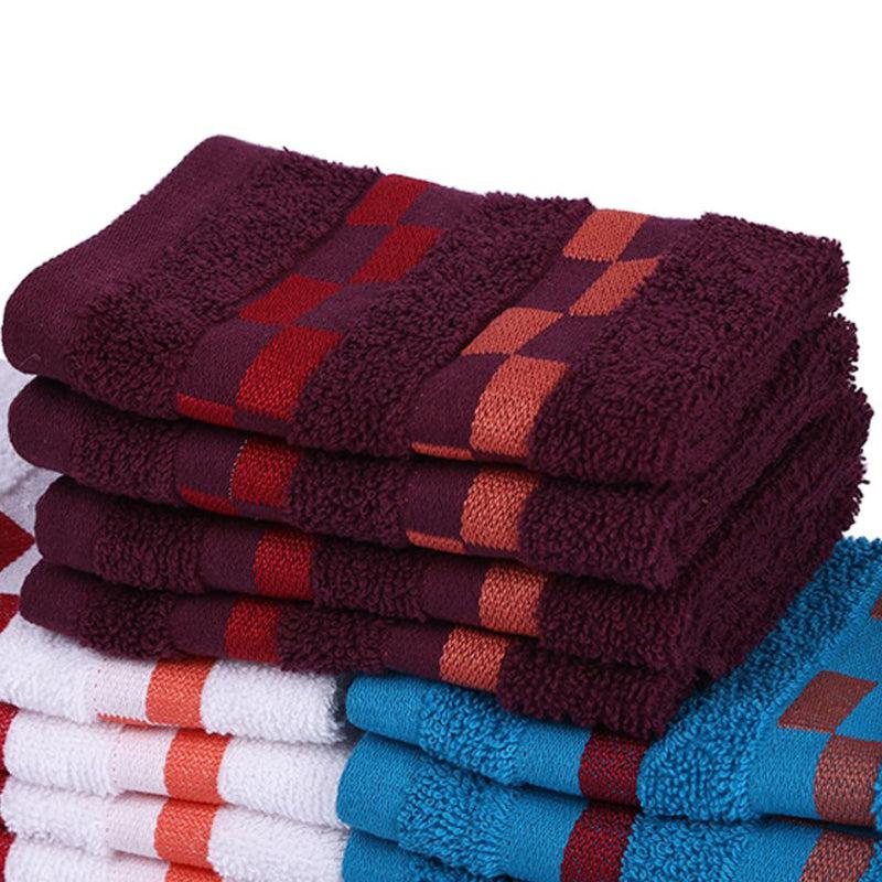 Buy Voro Delpha Face Towel - Set Of Twelve Hand & Face Towels from Vaaree