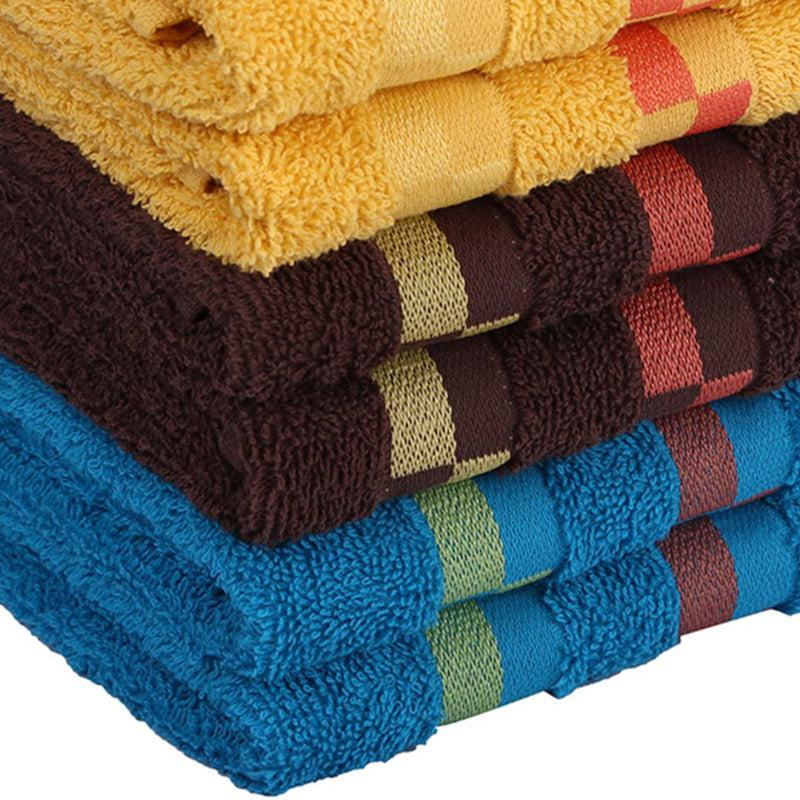 Buy Mosa Delpha Hand Towel - Set Of Six Hand & Face Towels from Vaaree