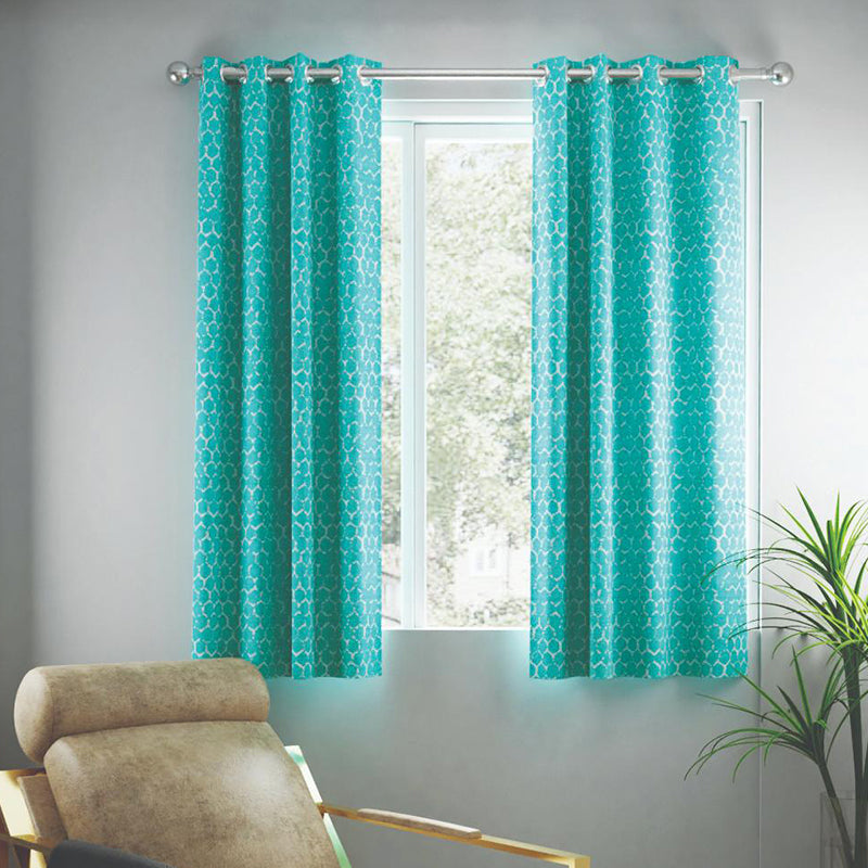 Buy Hedy Honey Curtain - Set Of Two Curtains from Vaaree