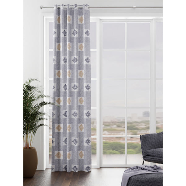 Buy Cain Floral Blackout Curtain Curtains from Vaaree