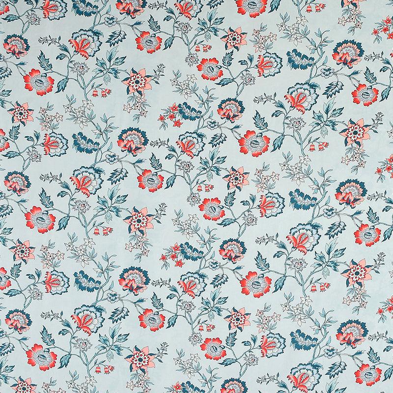 Buy Poppy Floral Bedsheet - White & Blue Bedsheets from Vaaree