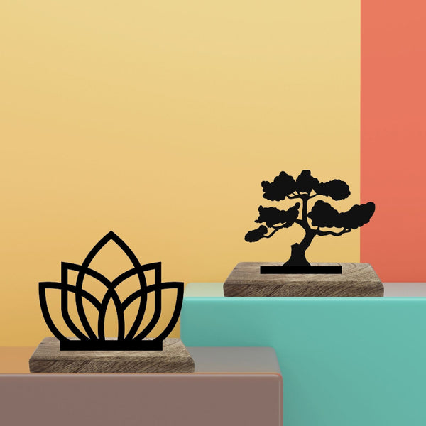 Nature's Serenity Showpiece - Set Of Two